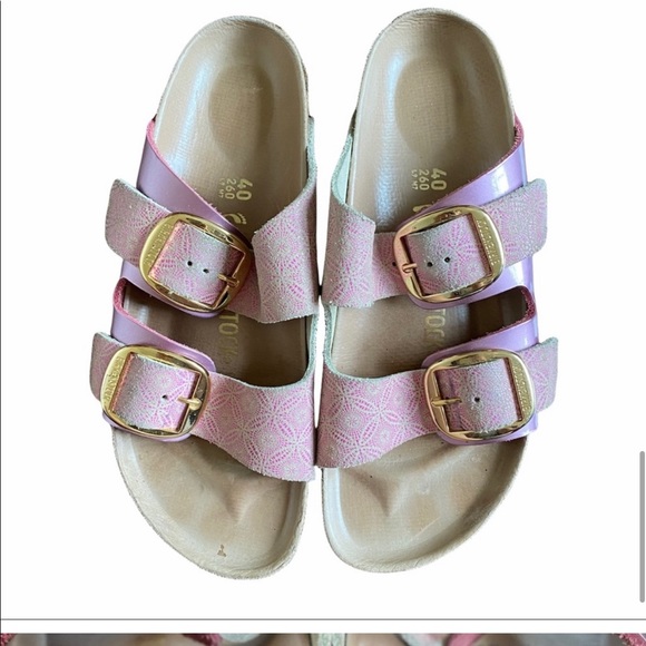 Birkenstock Shoes - Birkenstock Ceramic Rose Arizona Sandals Size 40/9